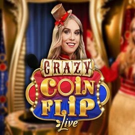 Crazy Coin Flip by Evolution, showcased at vauhdikascasinos.fi – game logo