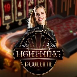 Lightning Roulette logo – Live Casino by Evolution at Vauhdikas Casino