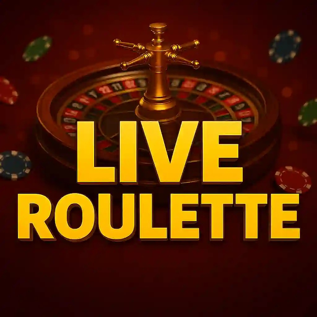 Official Live Casino logo: Live Roulette by Evolution at Vauhdikas Casino