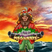 Pirate Kingdom Megaways online game logo by Iron Dog Studio on vauhdikascasinos.fi