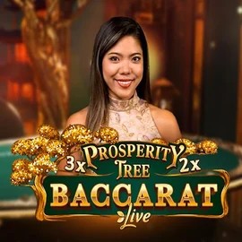 Prosperity Tree Baccarat slot logo by Evolution at Vauhdikas Casino