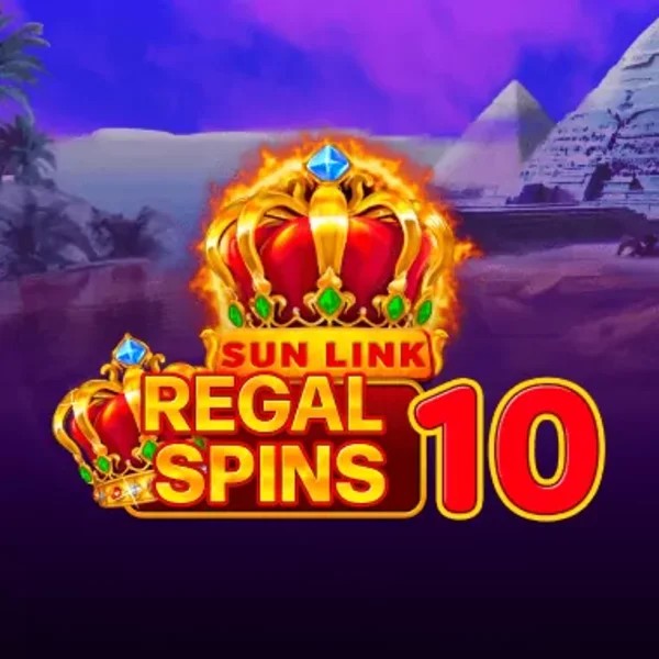 Regal Spins 10 game by PatePlay – logo hosted on Vauhdikas Casino