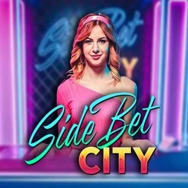 Side Bet City slot visual from Evolution available on vauhdikascasinos.fi